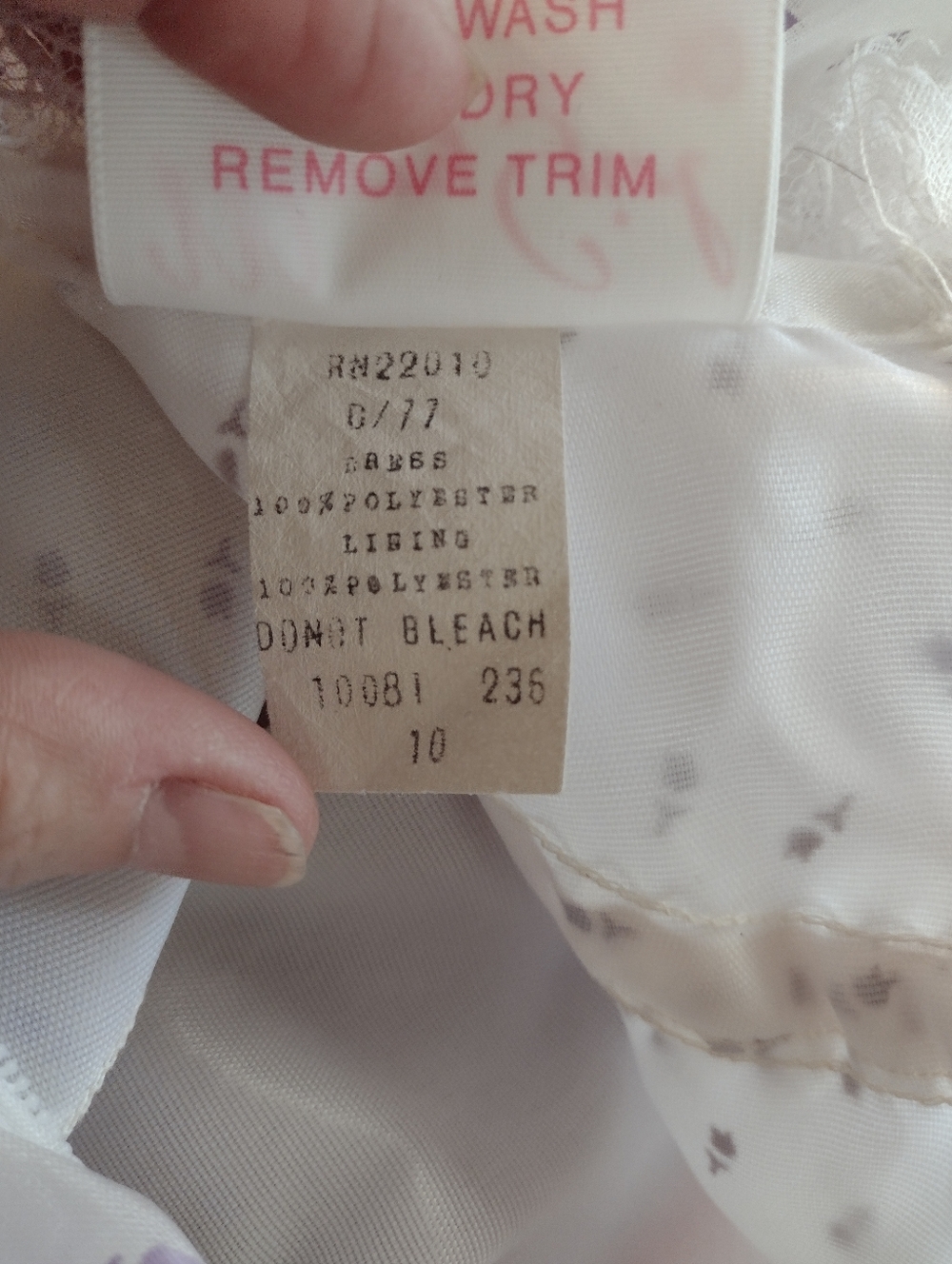 Vintage Merry Girl Fancy Party Dress Frilly Size 10 With Liner Made In The USA - Picture 7 of 7
